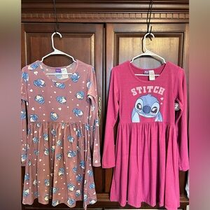 Disney Stitch Kids Dresses, two pack